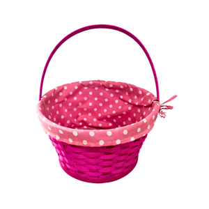 Panier de Pâques en bambou naturel PANIERS EN BAMBOU du Vietnam Panier cadeau écologique pour oeufs, bonbons et cadeaux - Product Image 1