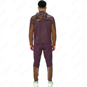 Windbreaker Nylon Material <b>Embroidery</b> Windproof Men Sweat Suit Oversize Fitting Athletics <b>Set</b> Tracksuit Flare Pants 2 PIECE <b>SET</b> - Product Image 3