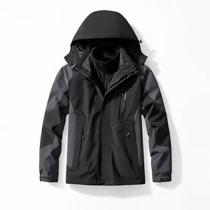 Chaqueta de Esquí Impermeable y Cortavientos de Nuevo Diseño, Forrada, con Cremallera, Repelente al Agua, para Hombre, Talla Grande, Logotipo Personalizado, para Trabajo al Aire Libre - Product Image 3