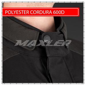 Veste de tourisme longue en textile pour homme, résistante à l'abrasion, protection CE niveau 1 2, fabricant OEM, fournisseur en gros - Product Image 3