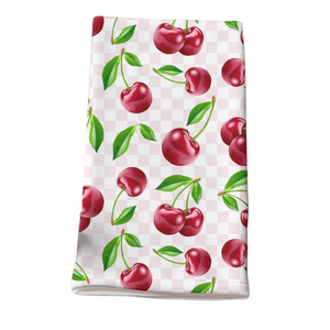 Toalla de cocina de sarga de algodón 100% impresa Digital personalizada uso al por mayor Toalla de plato suave y duradera con logotipo proveedor OEM - Product Image 3