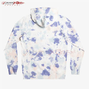 เสื้อมีฮู้ดแบบสวมหัวสำหรับผู้ชายเสื้อมีฮู้ดผูกย้อมสีและใส่สบายจากเส้นพื้นฐานพื้นฐาน - Product Image 2