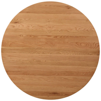 Table basse pliable ronde moderne en bois de manguier massif Meubles de maison portables pour le salon
