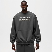 Algodón orgánico 500 Gsm Hoodie Set 100% Cotton Tech Fleece Heavyweight Oversized French Terry Chándal para hombre