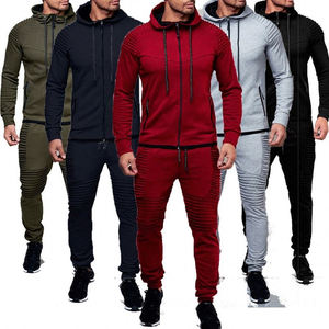 Affordable Price Comfortable Men zipper Tracksuits High Quality Men <b>Hoodies</b> Lightweight <b>Running</b> Wear Tracksuits For Men - Product Image 5
