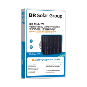 Panneau solaire monocristallin PERC à haute efficacité BR Solar Group BR-M660W 460W-560W BIPV industriel - Product Image 2