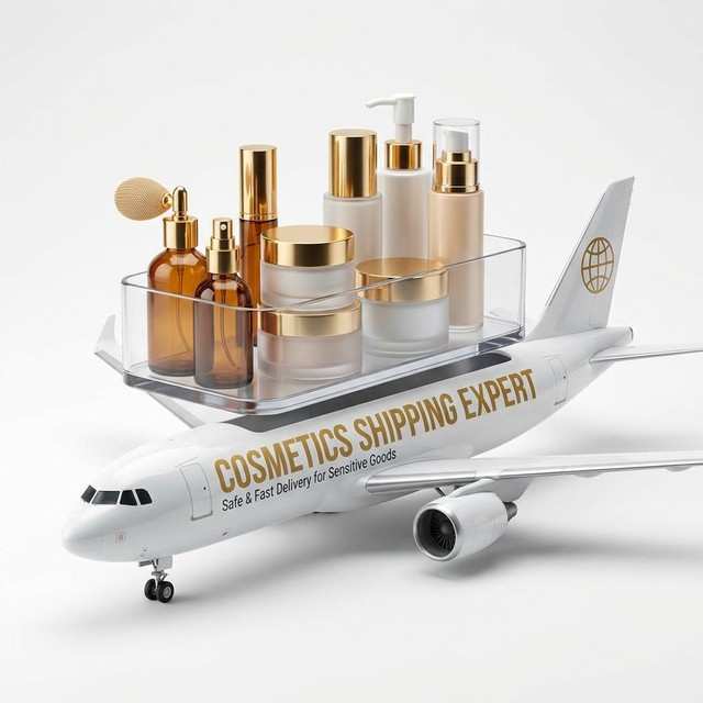 Wholesale Cosmetics Shipping Agent China to Global DDP Freight Forwarder for Sensitive Goods Liquid Powder Beauty Items