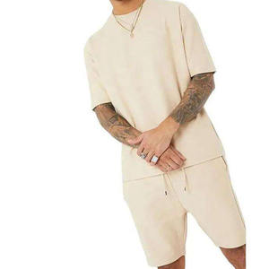 Automne et hiver hommes deux pièces ensembles survêtement décontracté O cou à manches longues pull pantalon ensemble pour hommes - Product Image 4