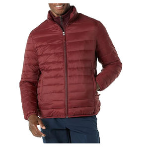 Hombres tendencia diseño OEM en blanco personalizado estilo callejero hombres de alta calidad liso OEM nylon burbuja chaqueta hinchada - Product Image 6