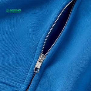 Nouveauté 2026 – Sweat à capuche unisexe 100 % coton molletonné/éponge française, grammage lourd, respirant, séchage rapide, avec fermeture éclair, coupe classique - Product Image 4