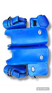 Kit de portero de hockey sobre césped Guantes de hockey estándar de rebote con protector de pierna y protector abdominal Kicker - Product Image 3