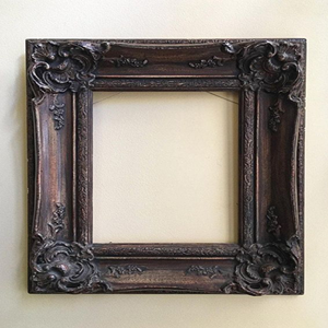 Arte de marco de madera adornado barroco francés de hoja de oro antiguo dorado para decoración del hogar vintage a precios al por mayor. - Product Image 6