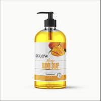 Savon liquide pour les mains Top Glow Lavender Fruit Chemical Medicated 500 ml, formule hydratante à la provitamine B5, nettoyage de base pour adultes