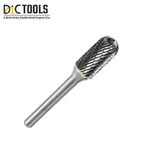 Custom & Standard Solid Carbide Cylindrical Rotary Burrs with Radius <b>Cut</b> - Product Image 3