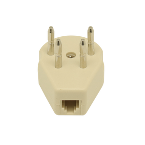 Adaptateur de prise hollandaise vers RJ11 pour accessoires téléphoniques, en ABS, certifié RoHS - Product Image 1