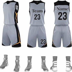 Ensemble d'uniformes de basket-ball personnalisés de haute qualité pour hommes, maillot respirant imprimé par sublimation pour les sports d'été - Product Image 4