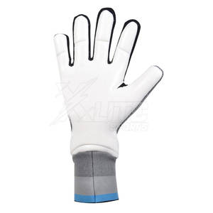 Gants de gardien de but en cuir unisexe de haute qualité professionnels, forte adhérence, contrôle antidérapant, fermeture à boucle auto-agrippante, respirants, doigts entièrement couverts - Product Image 4