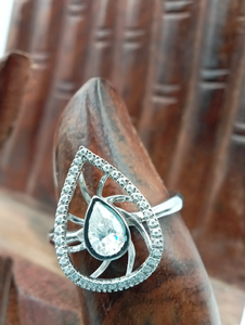 Bague fantaisie personnalisée en or 4 carats 14 carats 18 carats ovale de fiançailles VVS Moissanite de mariage avec diamant 100% satisfaction garantie - Product Image 6