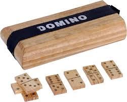 Caja de dominó de madera de mango hecha a mano para jugar para la temporada de otoño infantil - Product Image 2