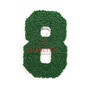 Nuevo diseño bordado Chenille parches Transferencia de Calor impreso en su ropa Venta caliente Chenille bordado parches - Product Image 1