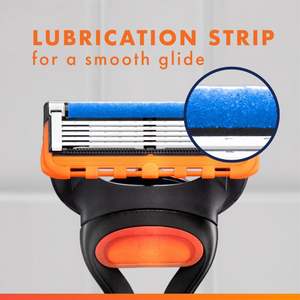 Maquinilla de Afeitar Rotatoria Gillette Fusion5 para Hombre, 1 Mango, 5 Cuchillas Desechables de Acero Inoxidable, Lubrastrip, Afeitado Preciso - Product Image 5