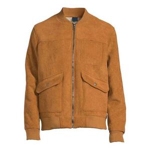 Bonne couture poche Bomber veste Slim Fit 2025 personnalisé haute qualité vêtements pour hommes haute rue porter des vestes en laine d'hiver - Product Image 3