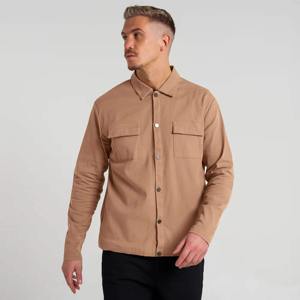 Chemise cargo à manches longues personnalisée pour hommes Chemise multi-poches à manches longues zippée pour hommes - Product Image 3