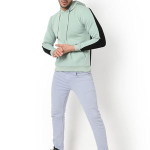 เสื้อฮู้ดขนแกะโพลีเอสเตอร์สำหรับผู้ชายผ้าคอตตอนน้ำหนักเบาระบายอากาศได้ดีโลโก้ OEM สำหรับฤดูหนาว - Product Image 3