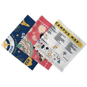 Pañuelo Cuadrado de Satén con Estampado Personalizado, Pañuelo Personalizado para el Cuello, Pañuelo de Regalo - Product Image 2