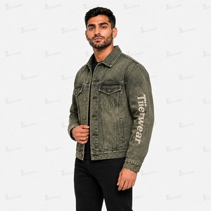Chaqueta de Mezclilla para Hombre, Fabricante de Chaquetas de Mezclilla Personalizadas al por Mayor, Corte Ajustado, Corte Regular, Estilo Trucker, Vintage - Product Image 2