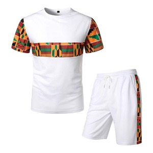 Ropa de marca para hombre, conjunto de 2 piezas, pantalones cortos informales de verano transpirables y camiseta de manga corta, chándal sólido - Product Image 2