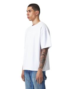 Camiseta de algodón en blanco con estampado de gran tamaño personalizado de alta calidad y hombros caídos para hombre, camiseta para hombre de peso pesado - Product Image 1