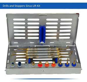 เครื่องมือผ่าตัดสำหรับยกไซนัสแบบแมนนวล ยี่ห้อ Dental Dentium รุ่น Sinus Implant Elevation Drill Stopper สีเงิน-น้ำเงิน ด้ามจับตามหลักสรีรศาสตร์ ได้รับมาตรฐาน CE - Product Image 4
