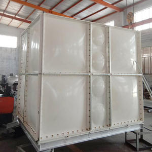 Réservoir d'eau en PRV/FRP de 1m³ à 1000m³ – Réservoir de stockage d'eau en plastique renforcé de fibre de verre SMC - Product Image 1