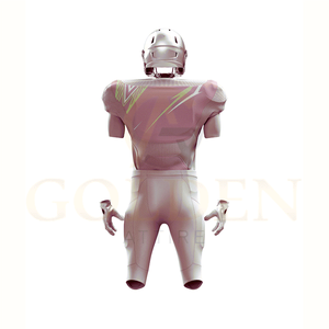 Nouveauté 2025, uniforme de football américain pour adultes de qualité supérieure, personnalisable, à la vente, 100% polyester, séchage rapide - Product Image 5