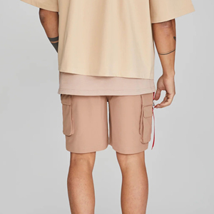 High Quality 100% Cotton Twill Gym Wear <b>Shorts</b> With Side Cargo Pockets <b>5</b> <b>Inch</b> <b>Inseam</b> Streetwear Cargo <b>Shorts</b> For Men - Product Image 6