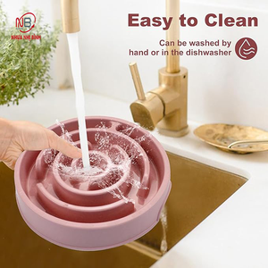 ชามอาหารสุนัขชามอาหารหมาพลาสติกเป็นมิตรต่อสิ่งแวดล้อมแบบกำหนดเองได้อย่างหรูหรา - Product Image 5