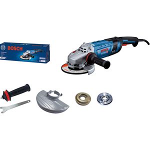 Meuleuse d'angle professionnelle filaire 2800W avec contrôle anti-recul, frein à pédale et déclencheur, compatible avec dispositif d'aspiration pour polissage 220V - Product Image 6