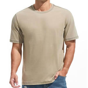 T-shirt uni pour homme avec impression de logo personnalisé, fabricant de t-shirts - Product Image 1