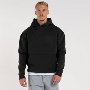 Sweat à capuche en polaire d'hiver personnalisé au meilleur prix pour hommes, motif uni avec impression numérique, tailles XS à 6XL, services OEM professionnels - Product Image 3