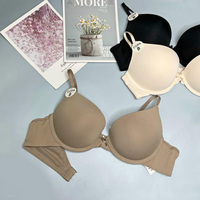 Soutien-Gorge Push-Up Plongeant en Satin à Col V pour Femmes, Sous-Vêtements Doux, Vente en Gros, Exportation vers les États-Unis et l'UE – Grande Promotion !