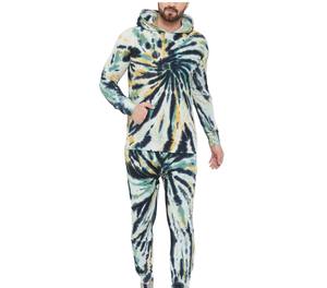 Chándal con Capucha Tie Dye Personalizado para Hombre, Ropa Casual Estampada y Cosida, Antiarrugas, Transpirable y Cómoda - Product Image 1