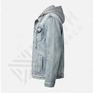 Chaqueta Vaquera Personalizable para Hombre, Relleno de Algodón, Tejido Transpirable, Suave y Cómoda, Chaqueta Vaquera para Hombre de Primera Calidad - Product Image 5