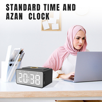 Multilingualer Desktop-Gebetsuhr mit Quran-Player und Digitalem Azan-Display