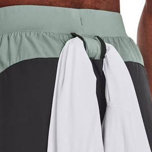 Pantalones cortos deportivos de verano de talla grande para hombre, pantalones cortos de secado rápido para gimnasio, entrenamiento para correr, cintura elástica suave, patrón sólido de lona - Product Image 3