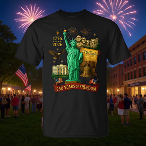 T-Shirt Promozionale 'Noi il Popolo' 250 Anni di Libertà, Commemorativa del 1776-2026, 250° Anniversario - Product Image 3