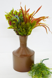 Premium Colour Hot Selling <b>Powder</b> Coated Antique Color Nickel Plated Aluminum Flower Vase Luxuries <b>Style</b> Vase for Luxuries Home - Product Image 2
