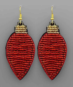 Meilleures boucles d'oreilles pendantes tendance pour femmes et filles avec forme de cadenas, perles multicolores jaunes et blanches, broderie, cadeau d'anniversaire, bijoux - Product Image 3