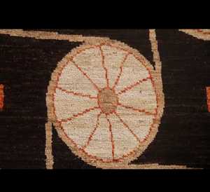 Haute qualité 5x7 moderne abstrait noué à la main laine tapis de soie brodé pour les adolescents salons hôtels Restaurants prière - Product Image 2