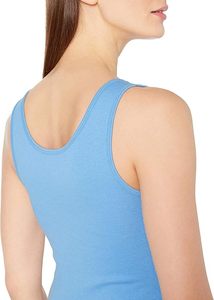 Chaleco sin mangas ajustado para mujer, Camiseta corta Sexy para gimnasio, Camiseta de punto a la moda fabricada en Bangladesh - Product Image 3